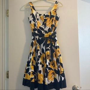 Abstract Print Dress